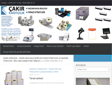 Tablet Screenshot of cakirkagitcilik.com